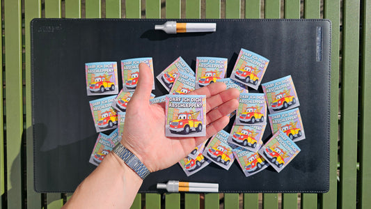 "DARF ICH DICH ABSCHLEPPEN" | STICKER | AUFKLEBER | MALLE | FESTIVAL | PARTY