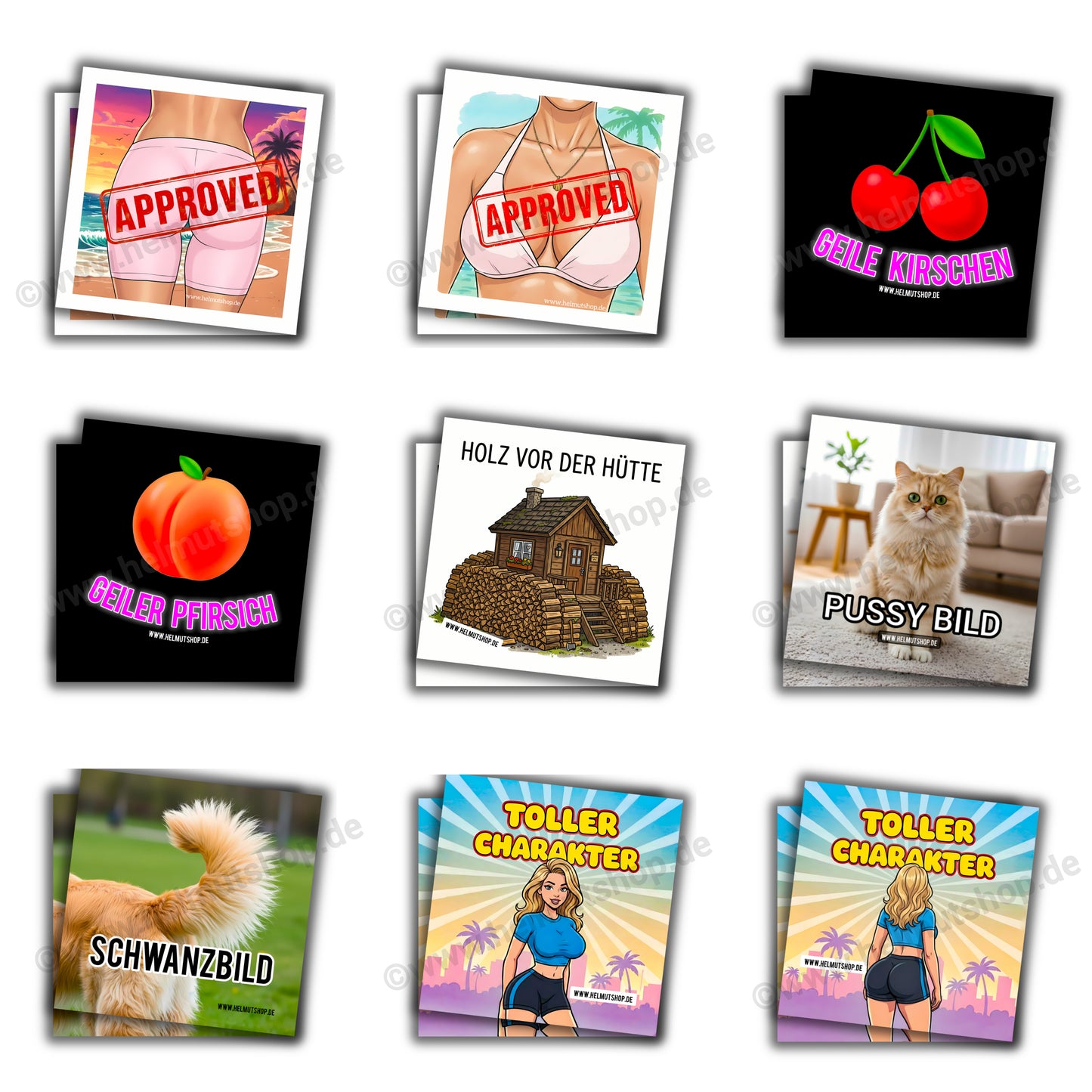 BODY FLIRT BUNDLE | STICKER | AUFKLEBER | MALLE | FESTIVAL | PARTY