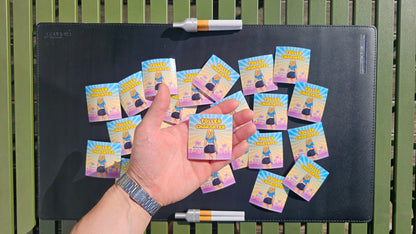 "TOLLER CHARAKTER (HINTERANSICHT)" | STICKER | AUFKLEBER | MALLE | FESTIVAL | PARTY