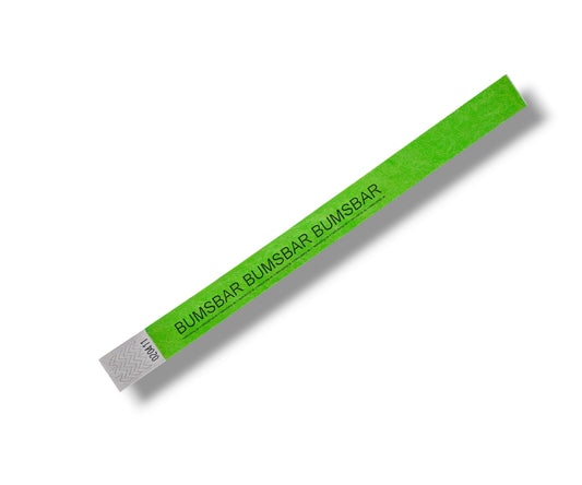 "BUMSBAR" FLIRTBAND | ARMBAND | EINLASSBAND |MALLE | FESTIVAL | PARTY