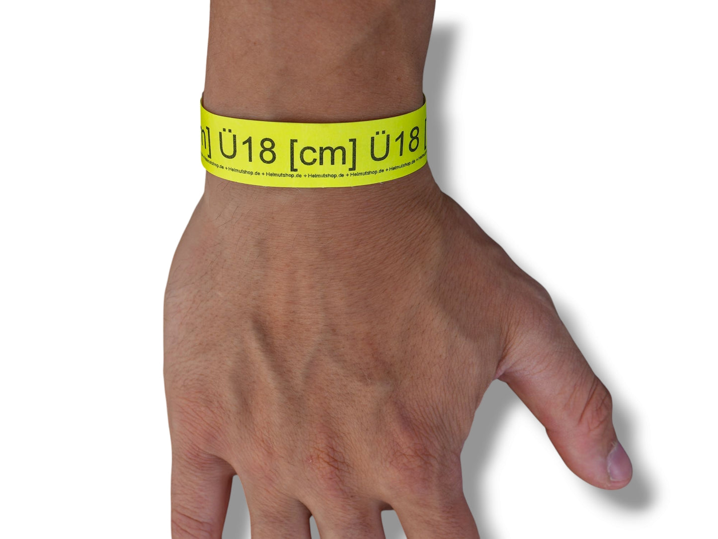 "Ü18 [cm]" FLIRTBAND | ARMBAND | EINLASSBAND |MALLE | FESTIVAL | PARTY
