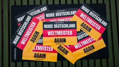 GROSSER "MAKE DEUTSCHLAND WELTMEISTER AGAIN" | STICKER | AUFKLEBER | FUSSBALL | PUBLIC VIEWING | WM