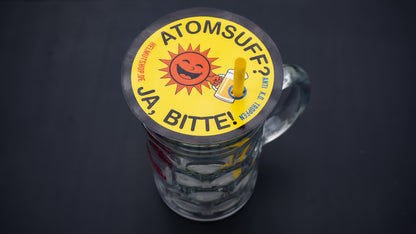 "ANTI-K.O.-TROPFEN STICKER - ATOMSUFF JA BITTE" | SAFETY FIRST | STICKER | AUFKLEBER | MALLE | PARTY