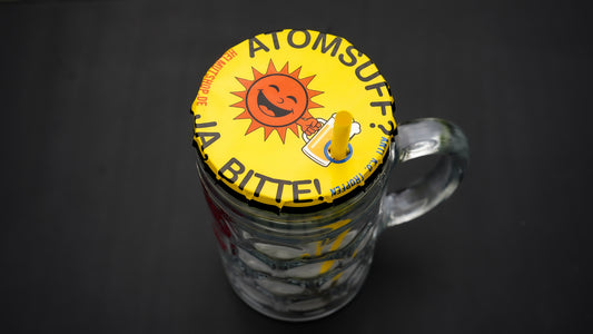 "ANTI-K.O.-TROPFEN STICKER - ATOMSUFF JA BITTE" | SAFETY FIRST | STICKER | AUFKLEBER | MALLE | PARTY