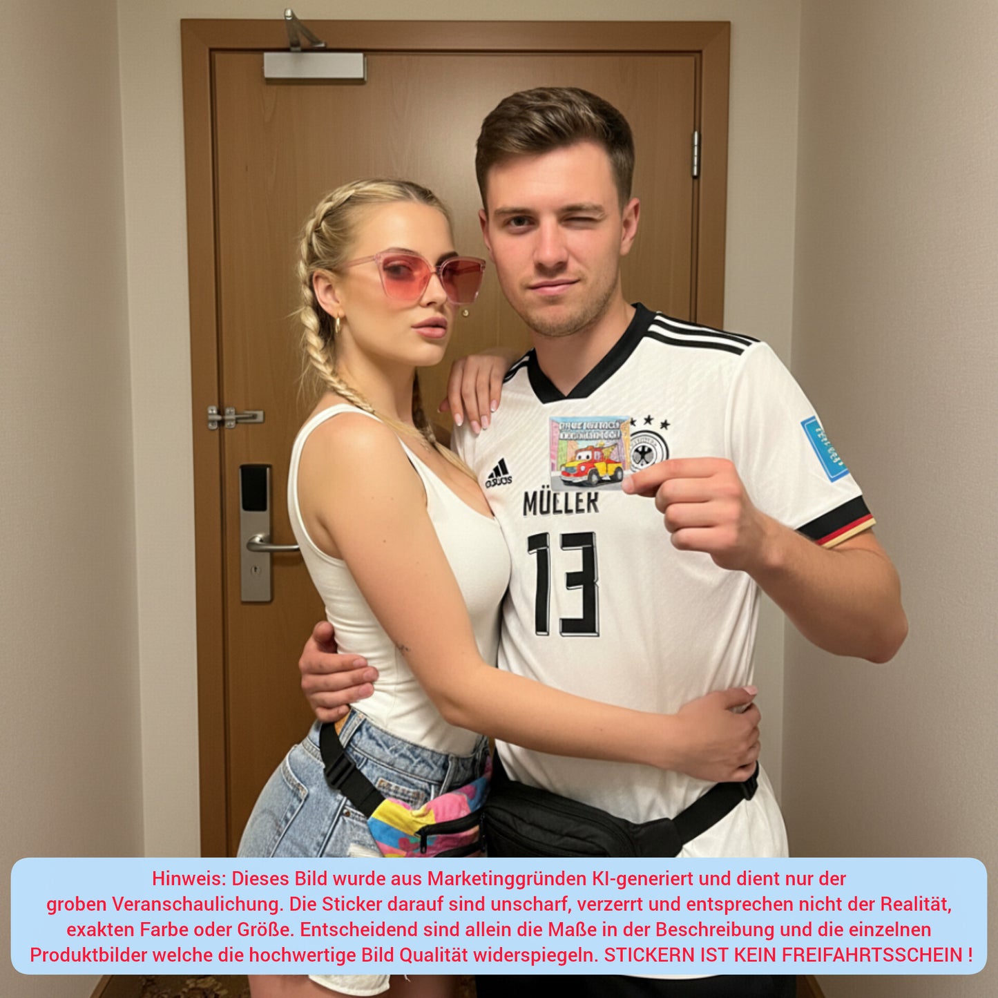 "DARF ICH DICH ABSCHLEPPEN" | STICKER | AUFKLEBER | MALLE | FESTIVAL | PARTY