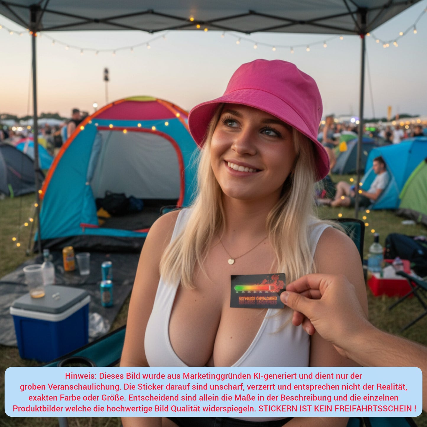 "SEXYNESS OVERLOADED" | STICKER | AUFKLEBER | MALLE | FESTIVAL | PARTY