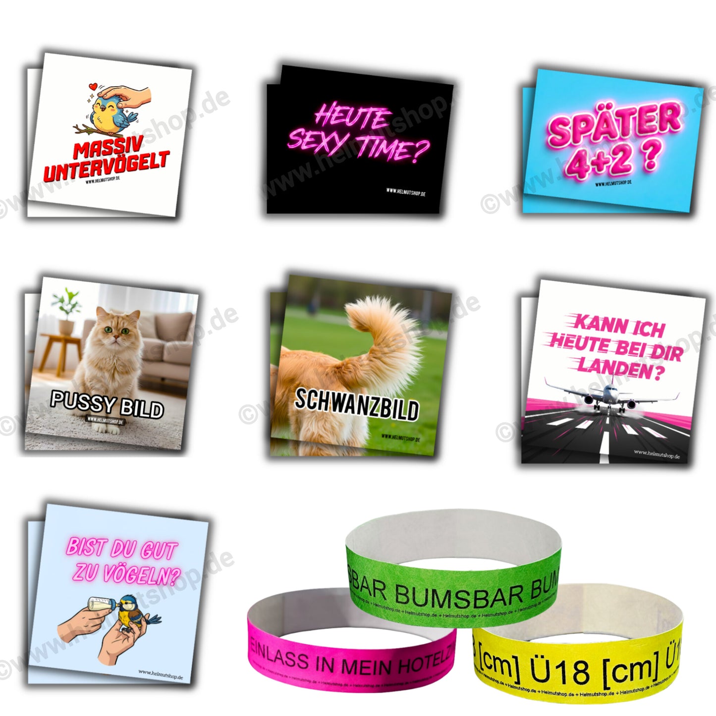 FLIRT-BUNDLE FSK18 | STICKER | AUFKLEBER | MALLE | FESTIVAL | PARTY
