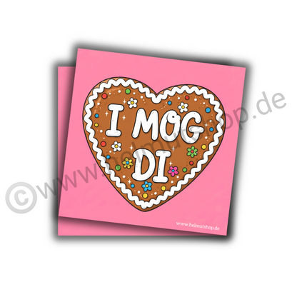"I MOG DI" | STICKER | AUFKLEBER | MALLE | FESTIVAL | PARTY