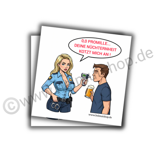 "DEINE NÜCHTERNHEIT KOTZT MICH AN" | STICKER | AUFKLEBER | MALLE | FESTIVAL | PARTY