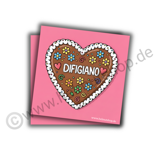 "DIFIGIANO" | STICKER | AUFKLEBER | MALLE | FESTIVAL | PARTY