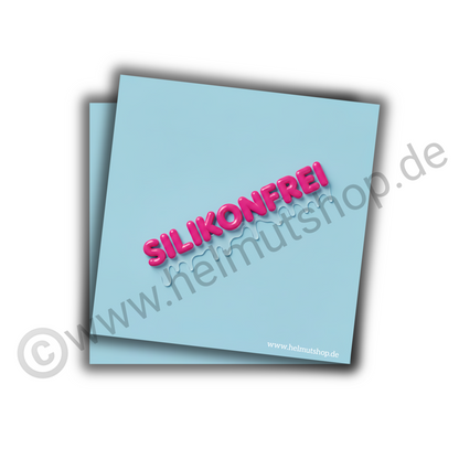 "SILIKONFREI" | STICKER | AUFKLEBER | MALLE | FESTIVAL | PARTY