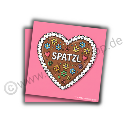 "SPATZL" | STICKER | AUFKLEBER | MALLE | FESTIVAL | PARTY