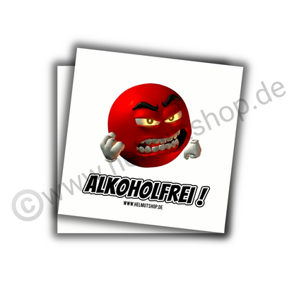"ALKOHOLFREI" | STICKER | AUFKLEBER | MALLE | FESTIVAL | PARTY