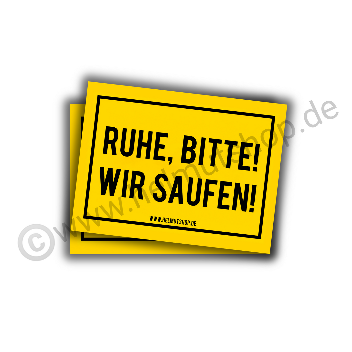 "RUHE BITTE WIR SAUFEN" | STICKER | AUFKLEBER | MALLE | FESTIVAL | PARTY
