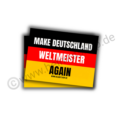 "MAKE DEUTSCHLAND WELTMEISTER AGAIN" | STICKER | AUFKLEBER | FUSSBALL | PUBLIC VIEWING | WM